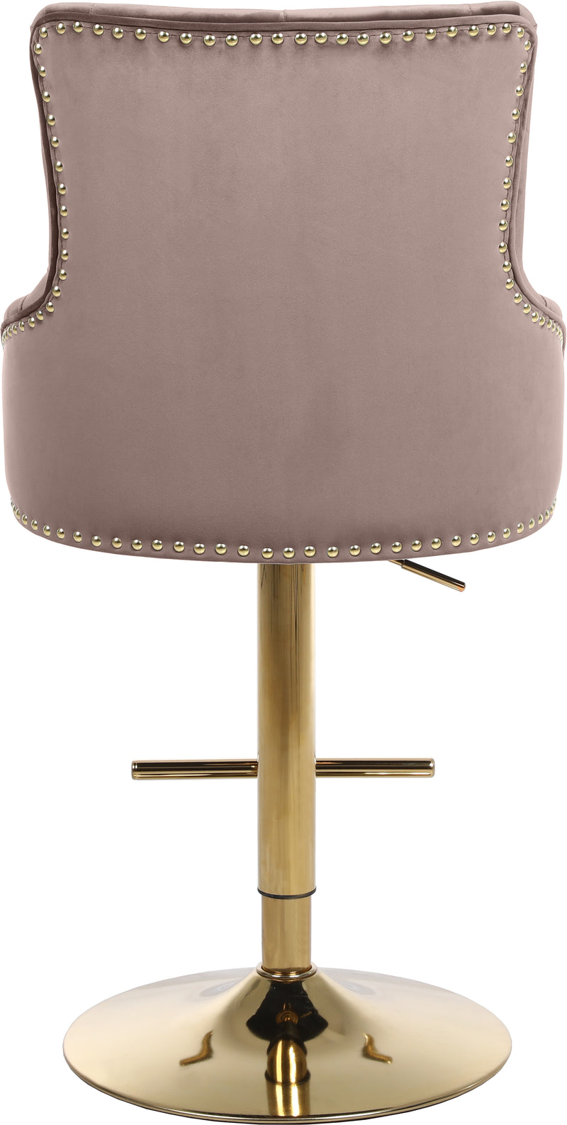 Claude Pink Velvet Adjustable Bar | Counter Stool 713Pink