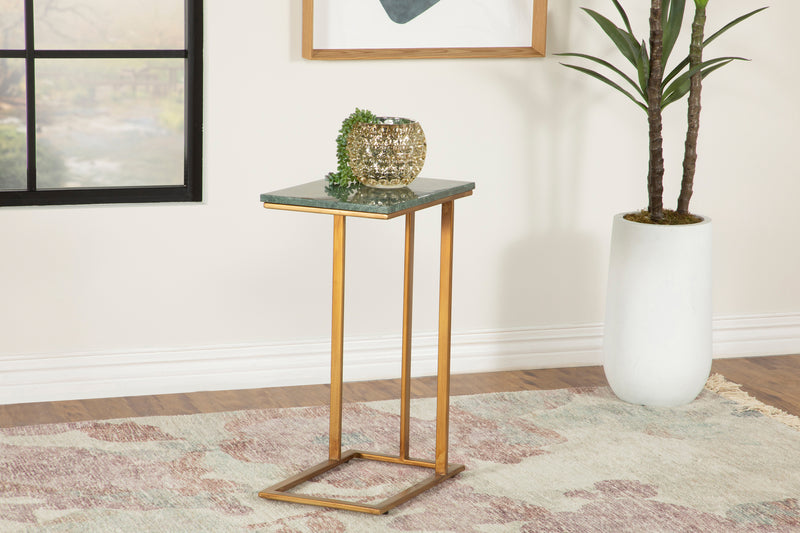 Vicente Accent Table With Marble Top Grey