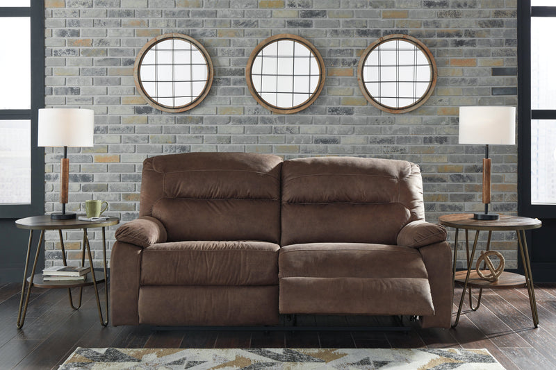 Bolzano Coffee Microfiber Reclining Sofa