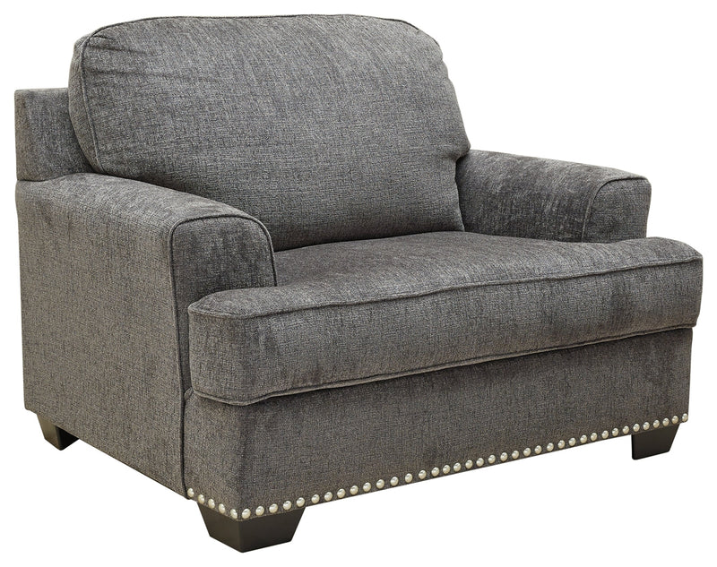 Locklin Carbon Chenille Oversized Chair