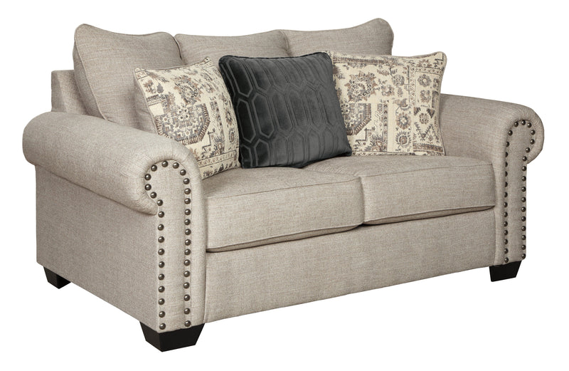 Zarina Jute Chenille Loveseat