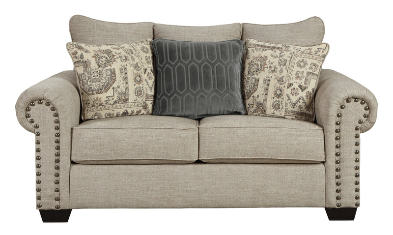 Zarina Jute Chenille Loveseat