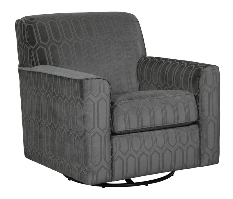 Zarina Graphite Chenille Accent Chair