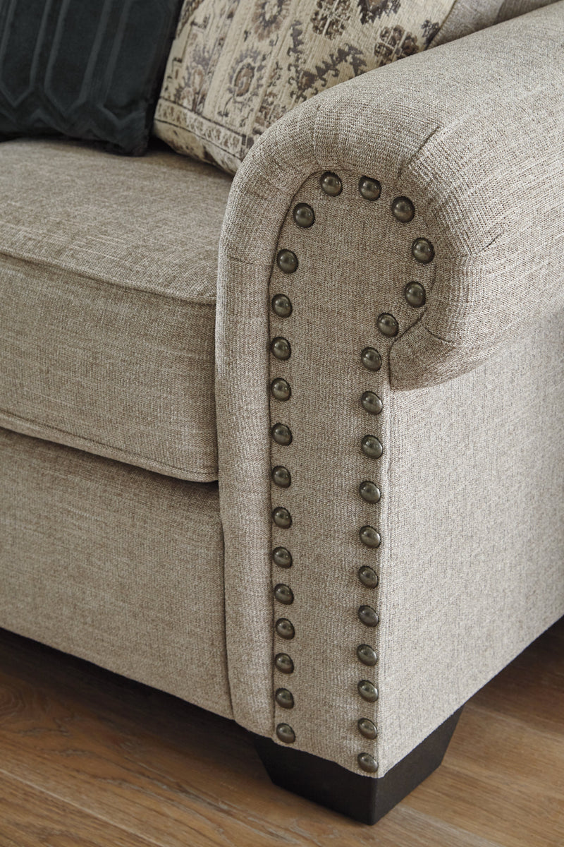 Zarina Jute Chenille Loveseat