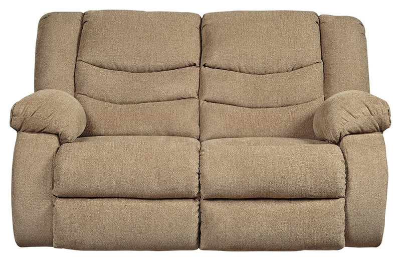 Tulen Mocha Chenille Reclining Loveseat