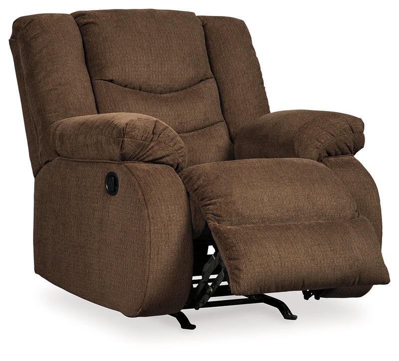 Tulen Chocolate Chenille Recliner