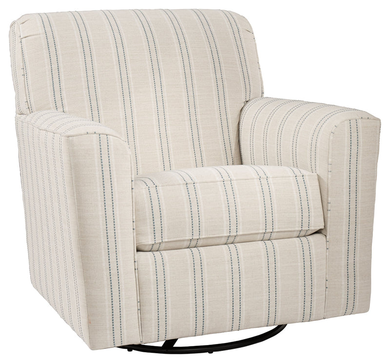 Alandari Gray Textured Accent Chair