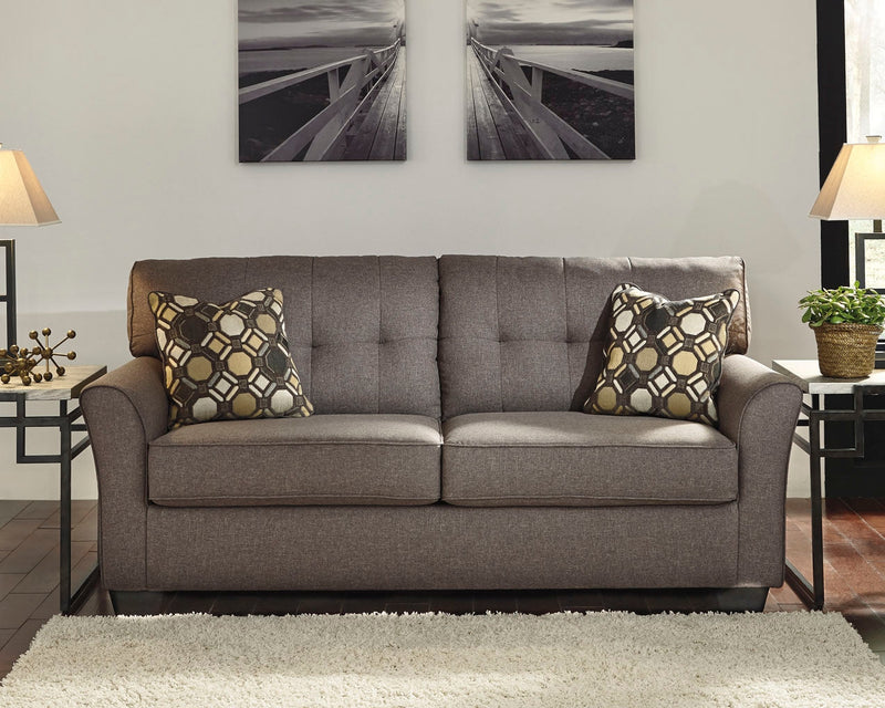 Tibbee Slate Chenille Sofa