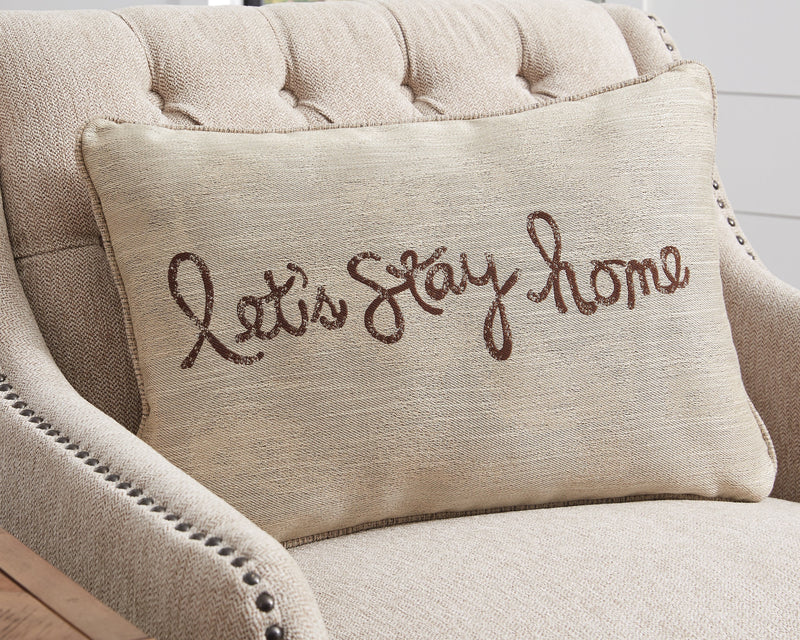 Lets Stay Home Chocolate Pillow (Set of 4)