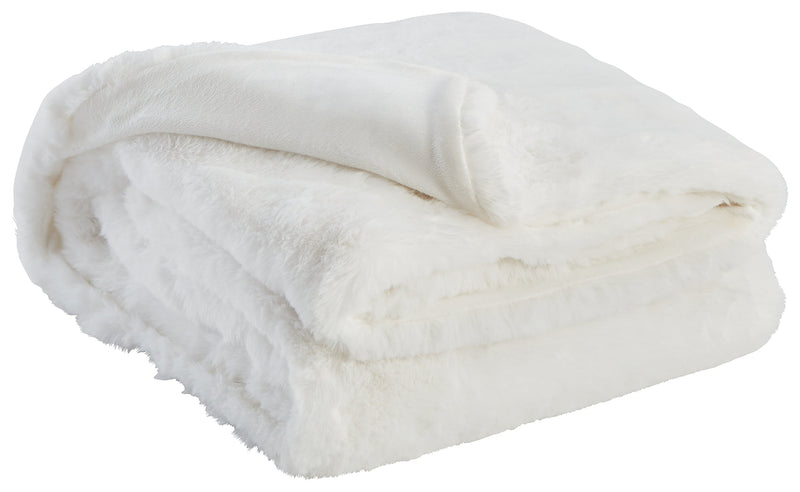 Gariland White Throw (Set of 3)