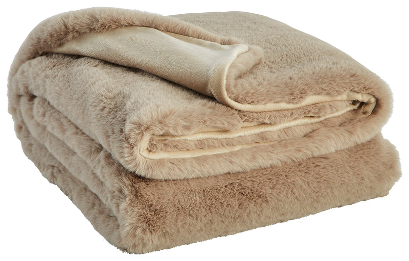 Gariland Taupe Throw (Set of 3)