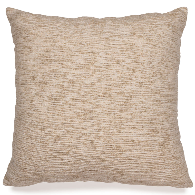 Budrey Tan White Pillow (Set of 4)