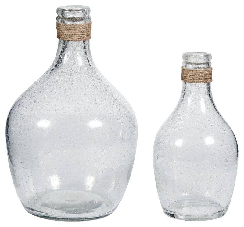 Marcin Clear Vase (Set of 2)