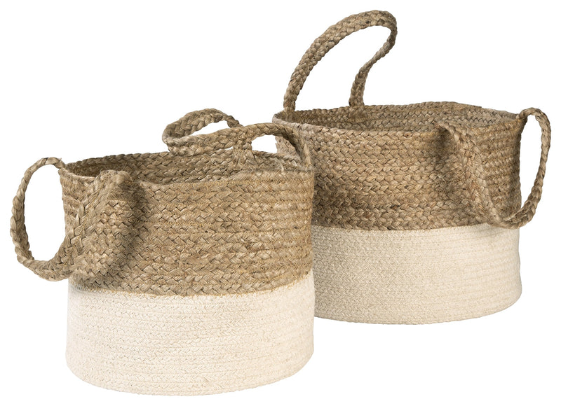 Parrish Natural White Basket (Set of 2)