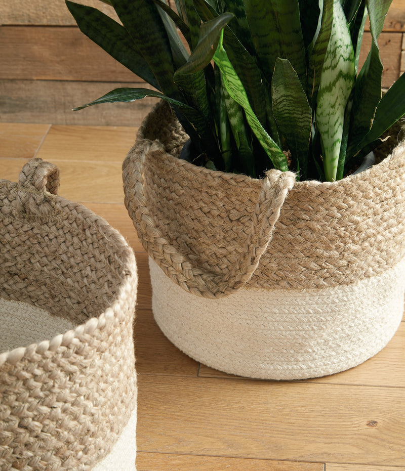 Parrish Natural White Basket (Set of 2)