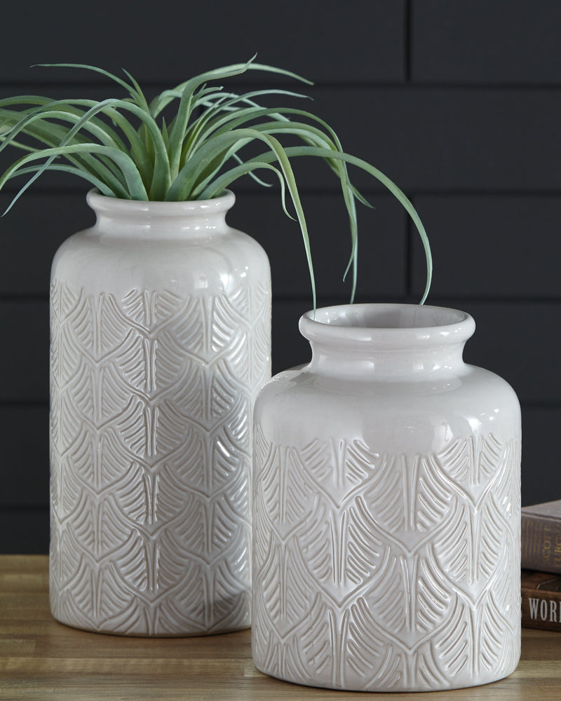 Edwinna Gray Vase (Set of 2)