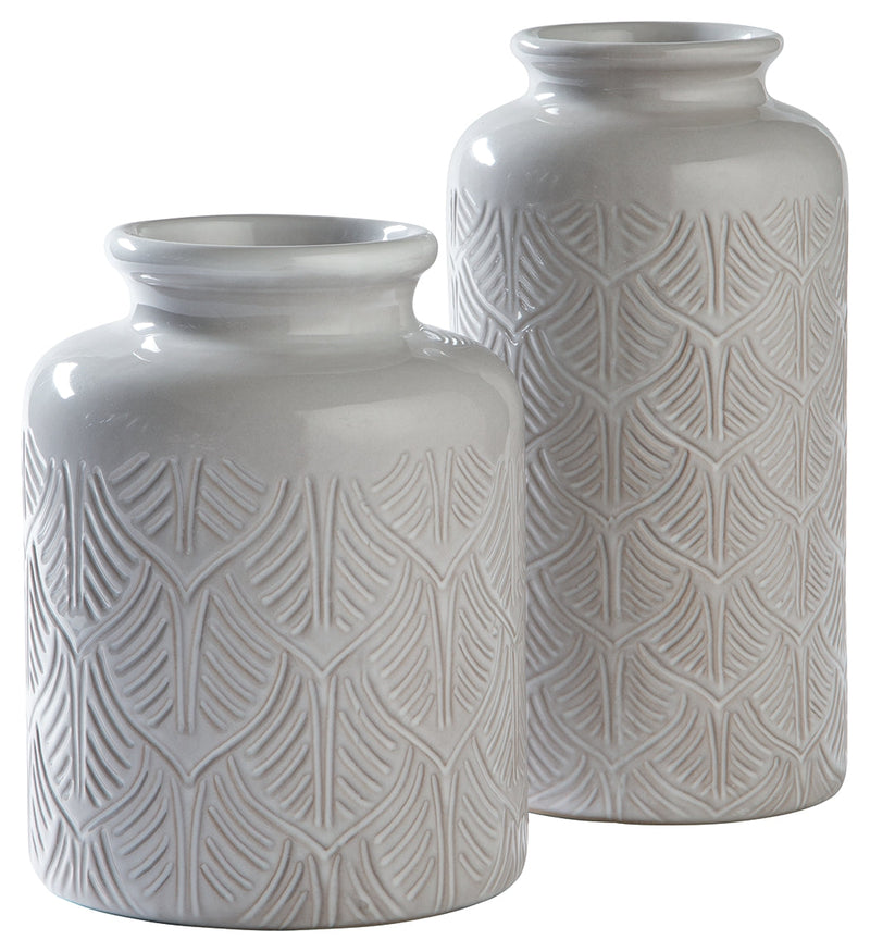 Edwinna Gray Vase (Set of 2)