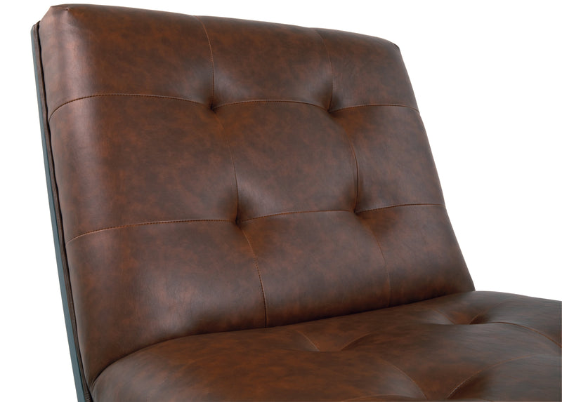 Sidewinder Brown Accent Chair