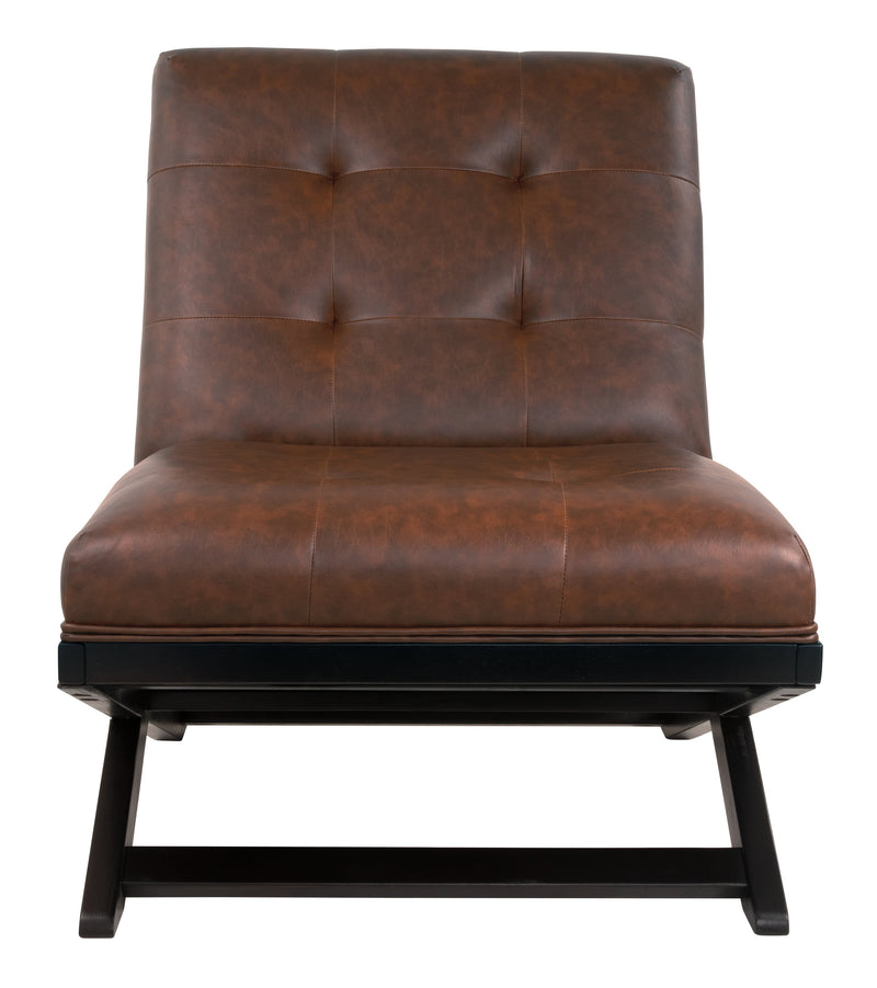 Sidewinder Brown Accent Chair