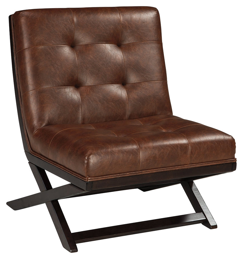 Sidewinder Brown Accent Chair