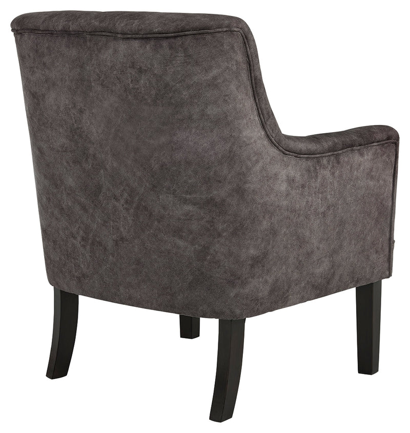 Drakelle Charcoal Gray Accent Chair