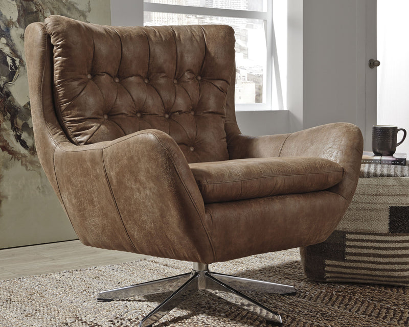 Velburg Brown Accent Chair