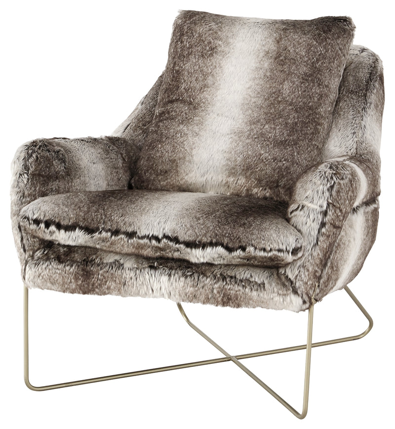 Wildau Gray Accent Chair