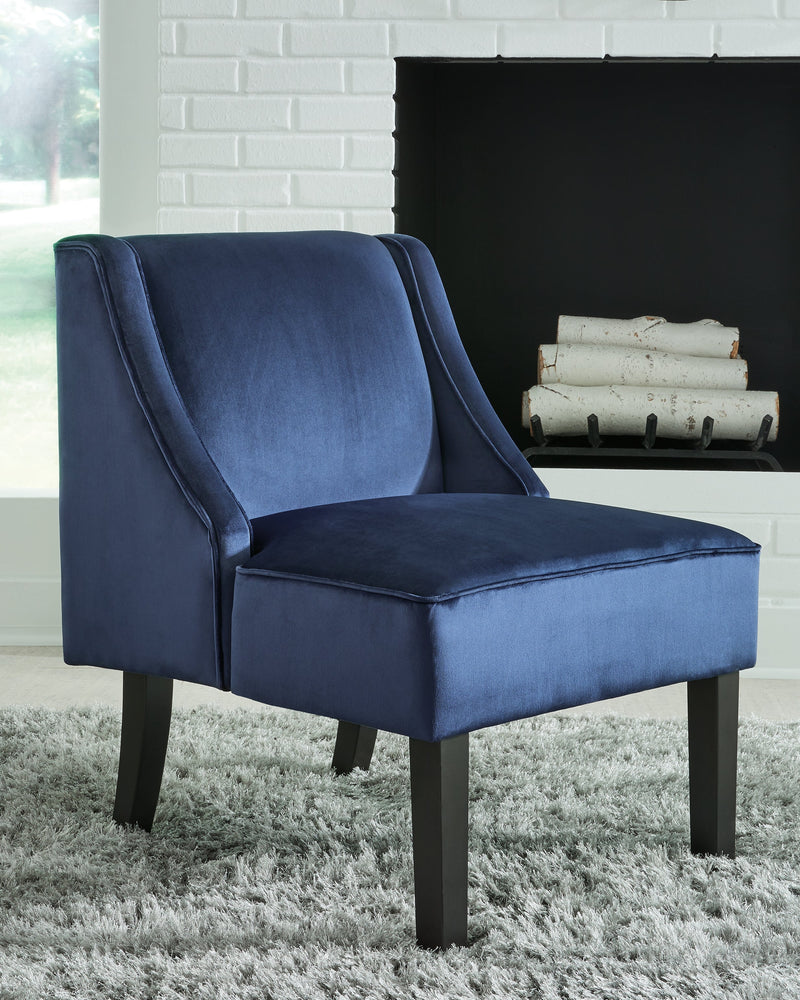 Janesley Navy Accent Chair