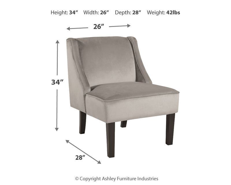 Janesley Taupe Accent Chair