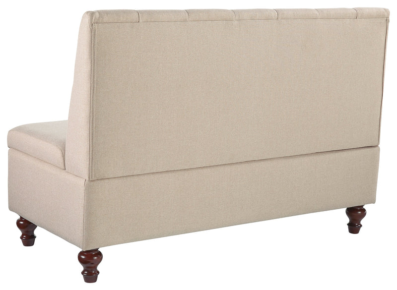 Gwendale Light Beige Storage Bench