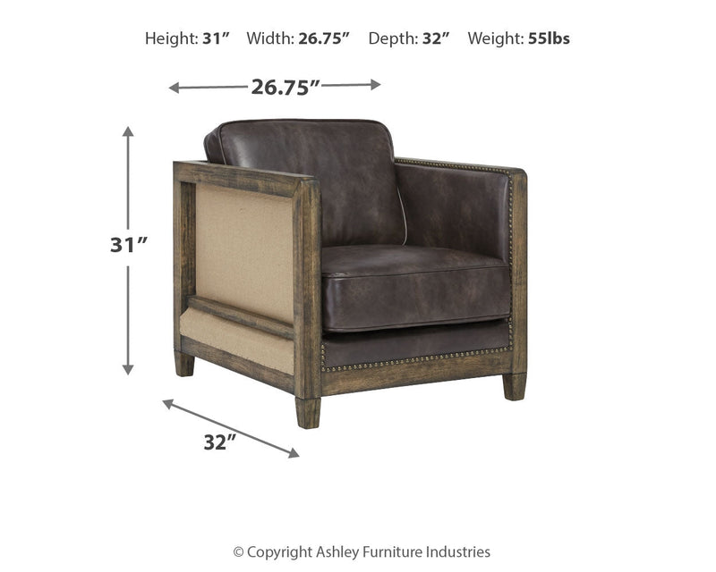 Copeland Brown Accent Chair