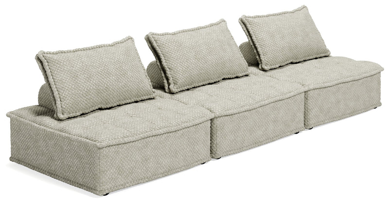 Bales Taupe 3-Piece Modular Seating