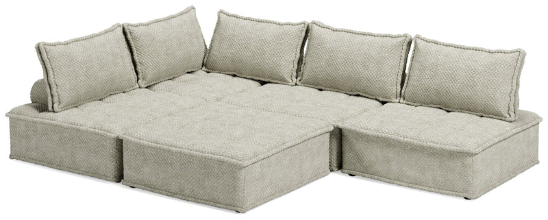 Bales Taupe 5-Piece Modular Seating