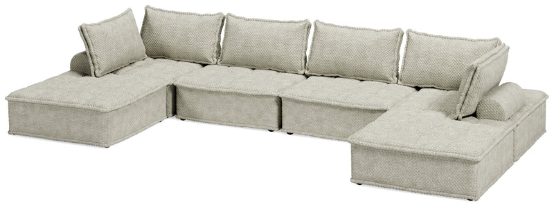 Bales Taupe 6-Piece Modular Seating