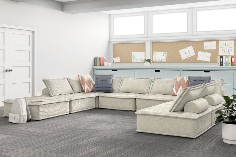 Bales Taupe 8-Piece Modular Seating