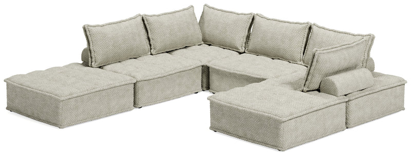 Bales Taupe 6-Piece Modular Seating