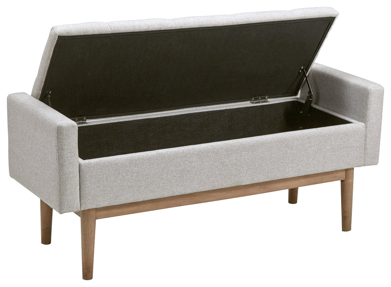 Briarson Beige Brown Storage Bench