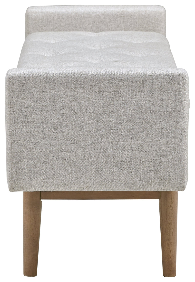 Briarson Beige Brown Storage Bench