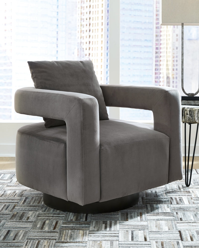 Alcoma Otter Swivel Accent Chair