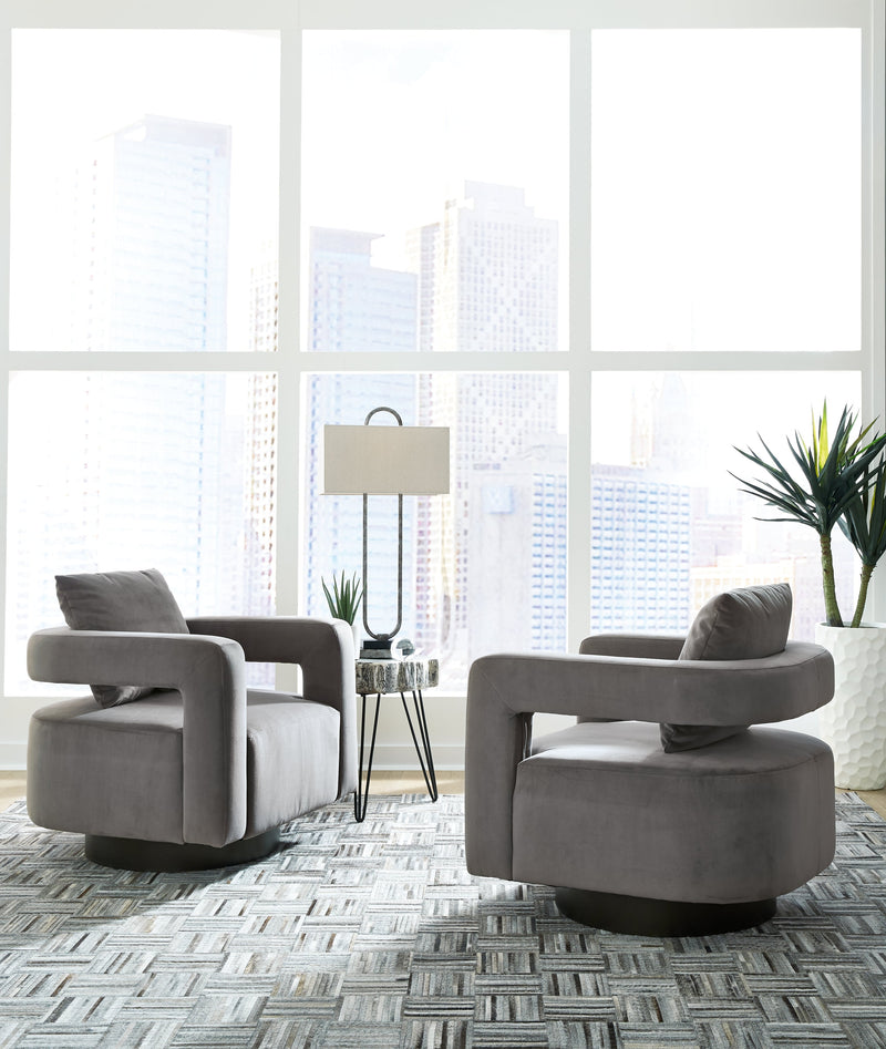 Alcoma Otter Swivel Accent Chair