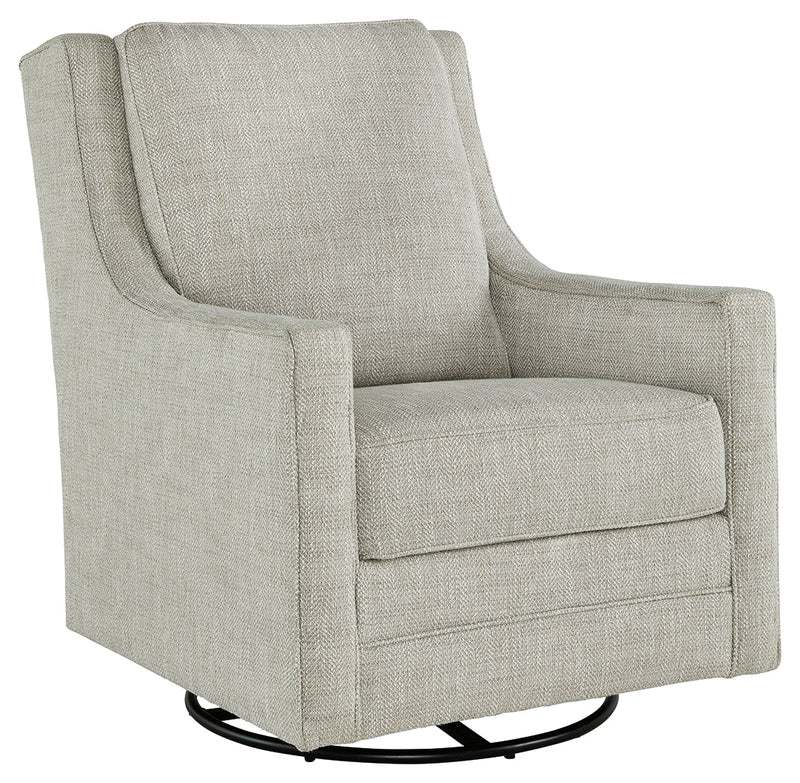 Kambria Fog Swivel Glider Accent Chair