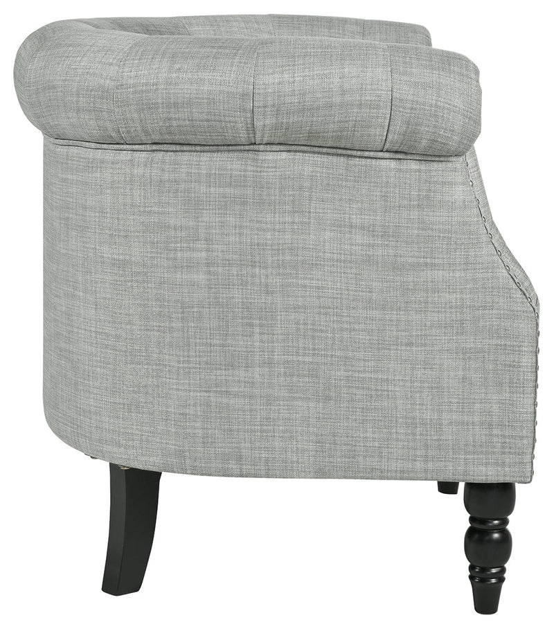 Deaza Light Gray Accent Chair