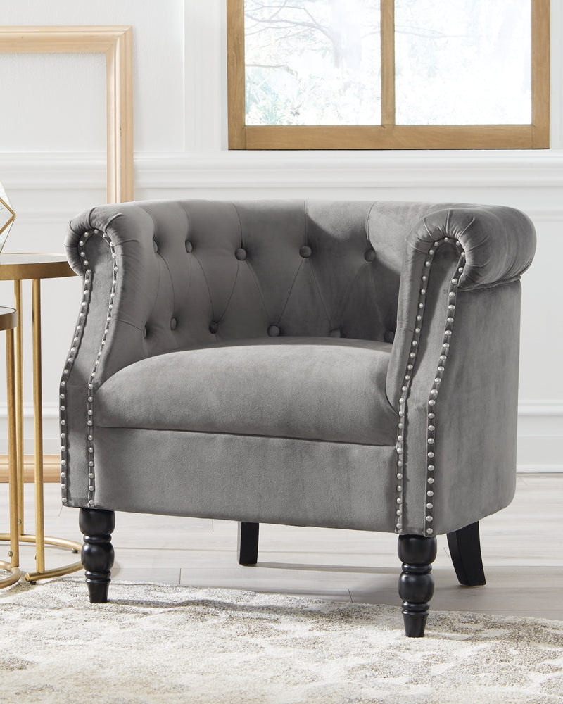 Deaza Gray Accent Chair