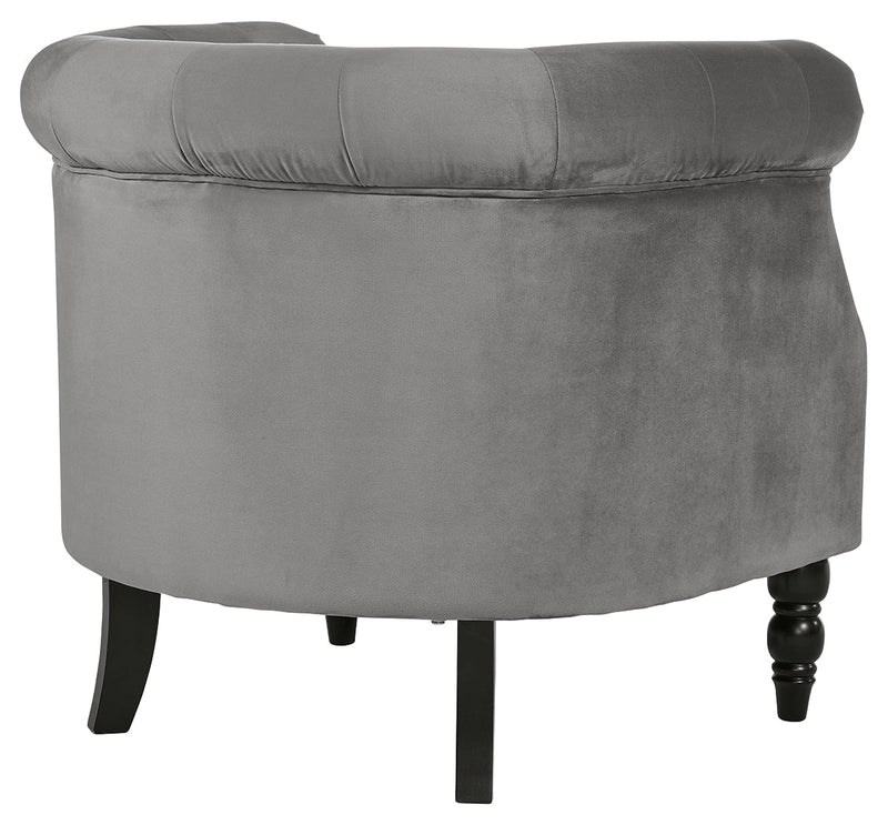 Deaza Gray Accent Chair