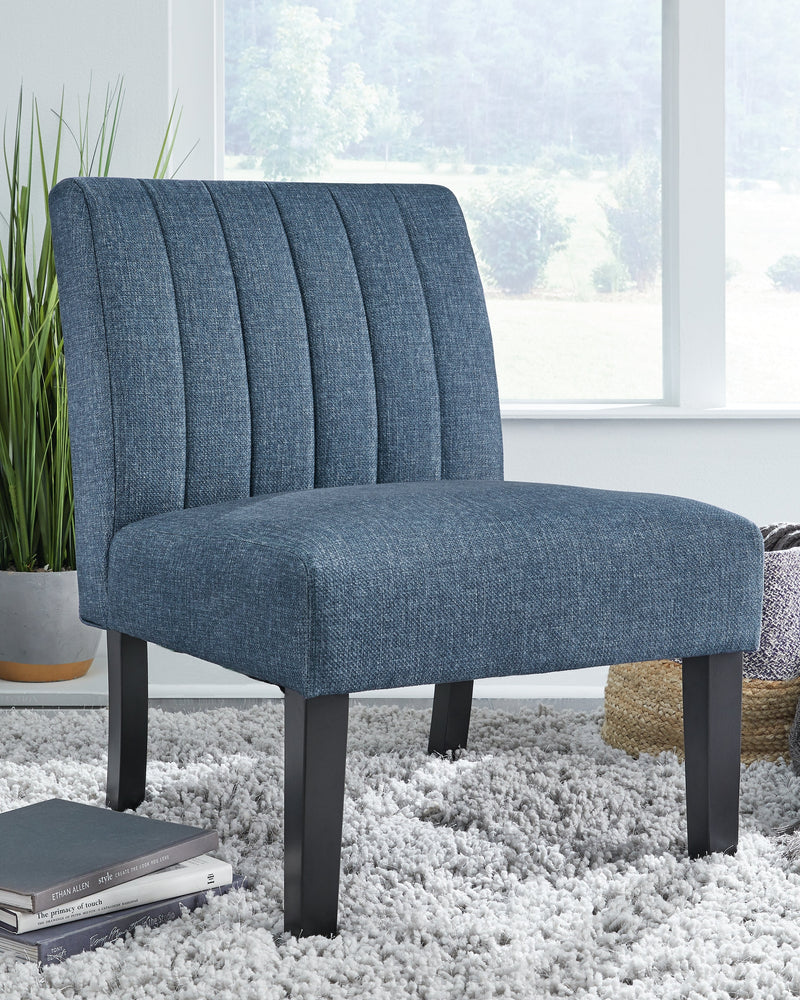 Hughleigh Navy Accent Chair