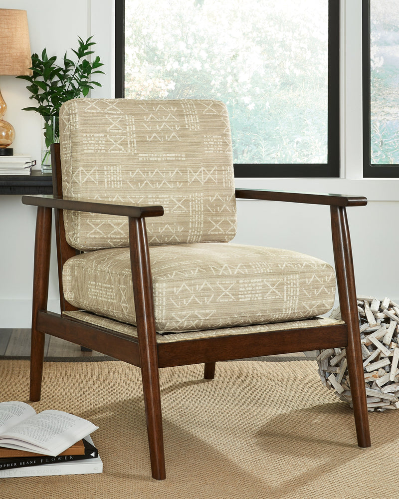 Bevyn Beige Accent Chair