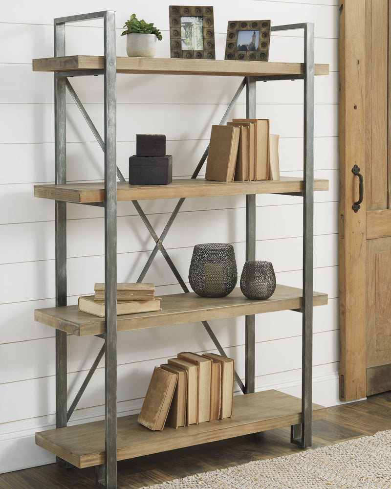 Forestmin Brown Black Bookcase