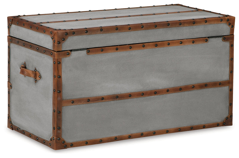 Amsel Gray Storage Trunk