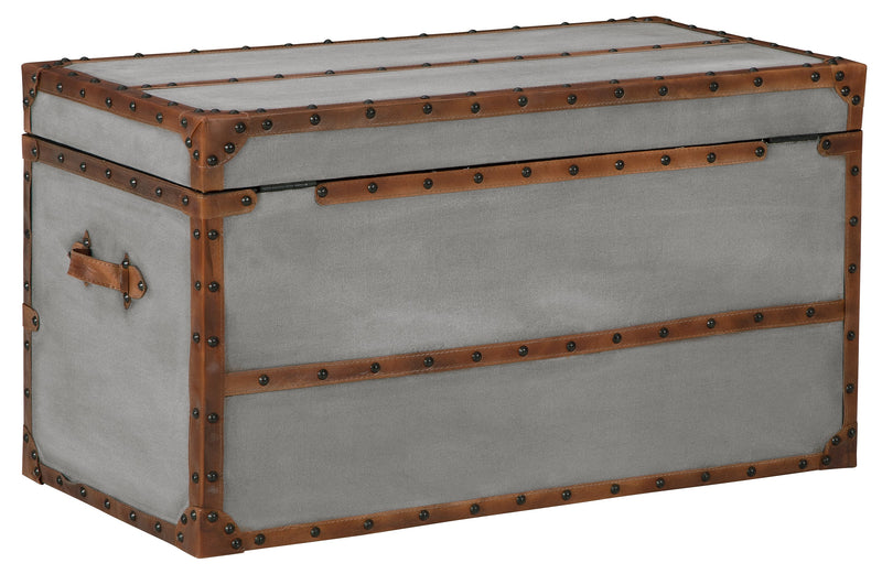 Amsel Gray Storage Trunk