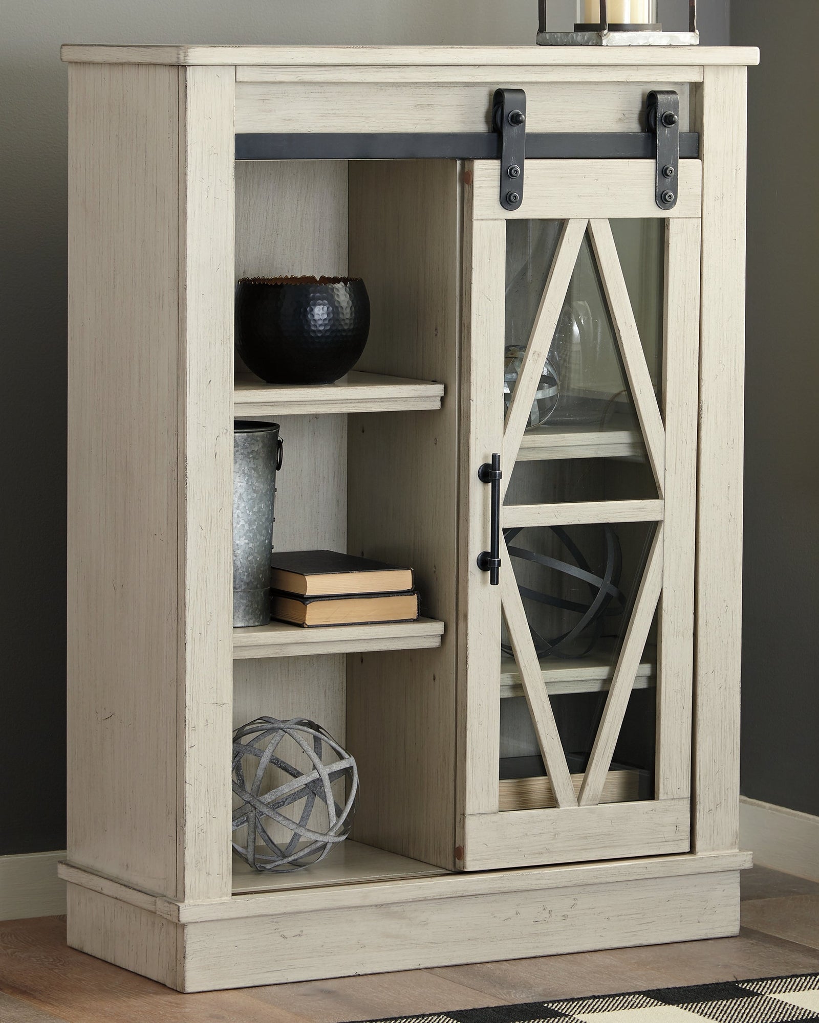 Bronfield White Accent Cabinet